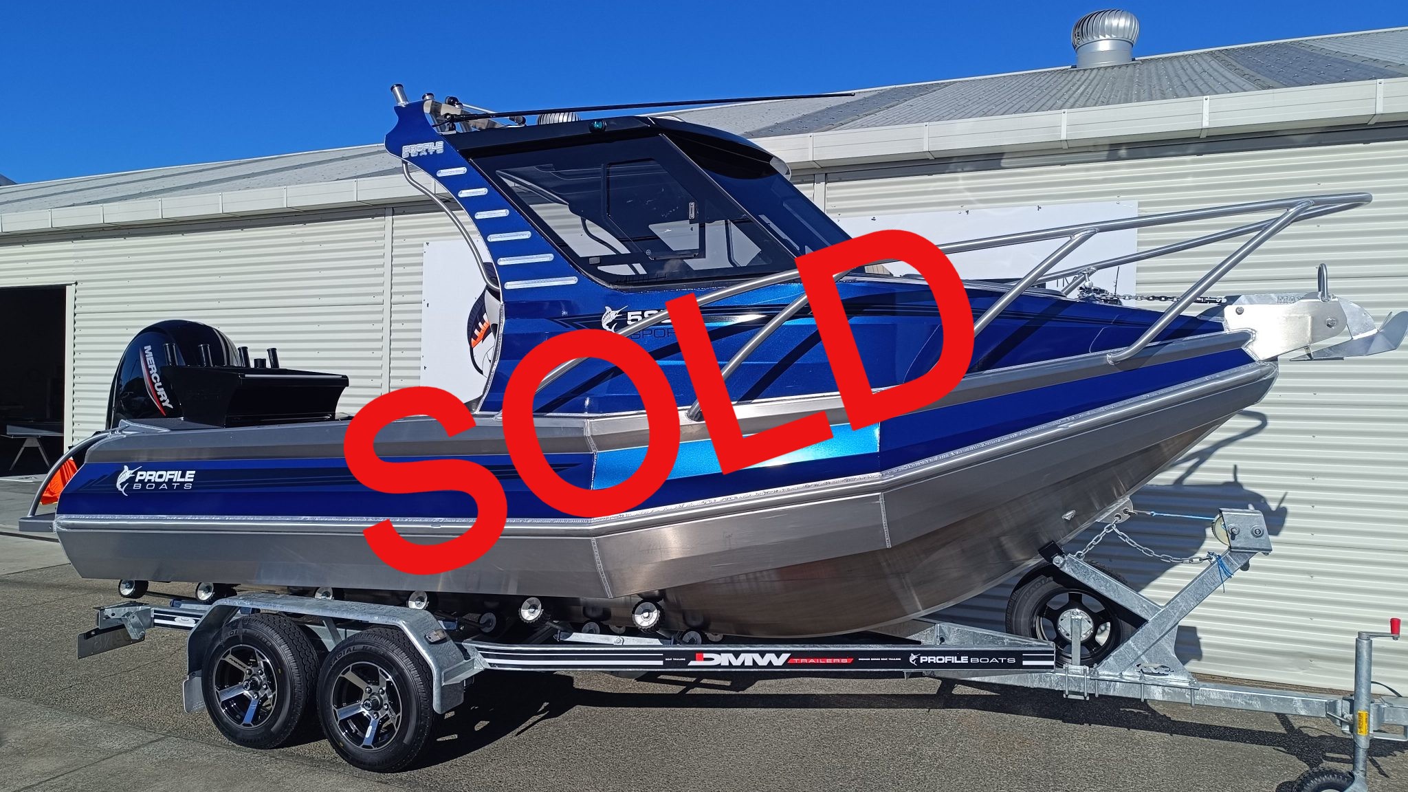 Profile Boats 585H Sport Mercury 135XL