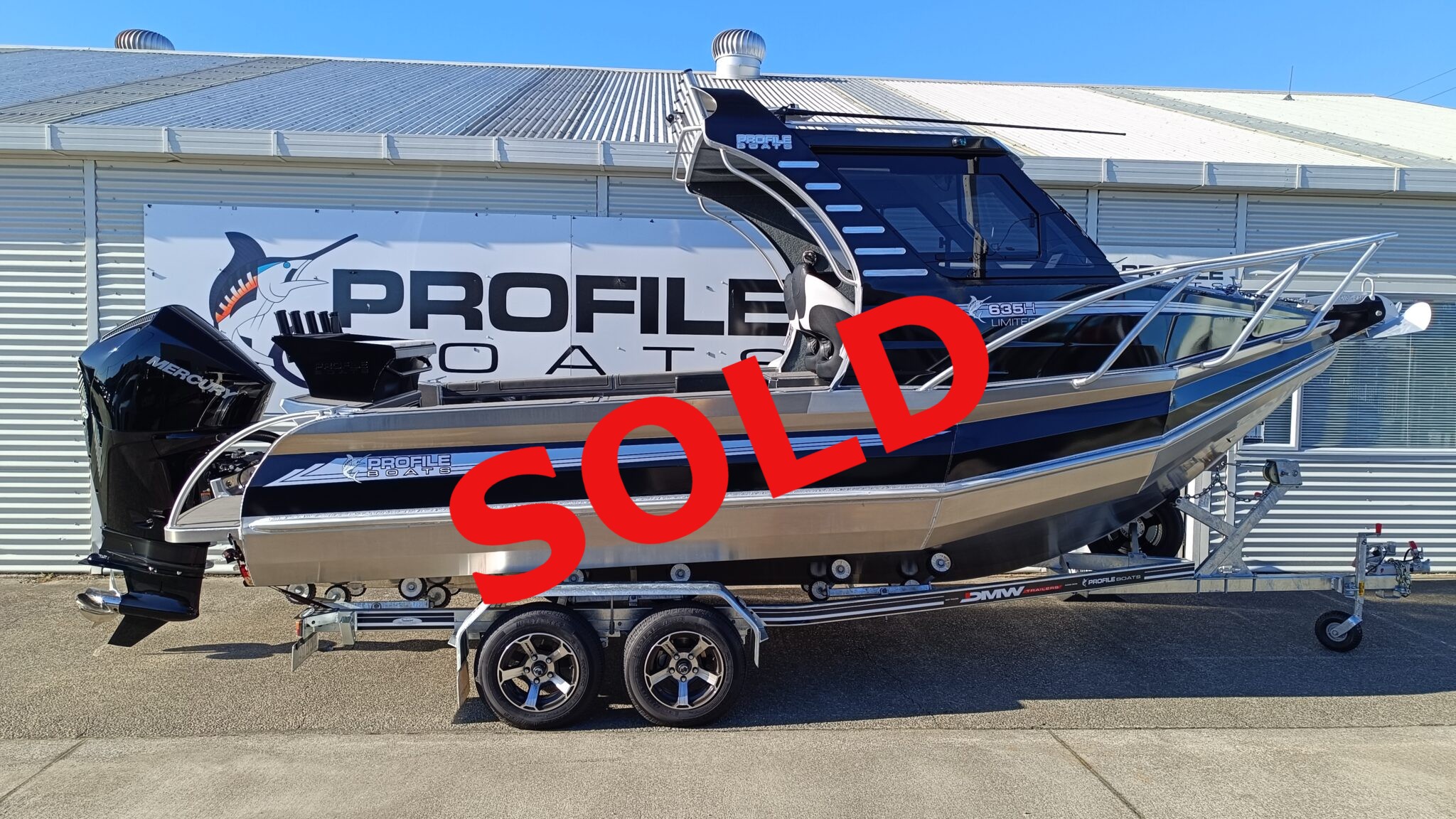 Profile Boats 635H Limited Mercury 225DTS