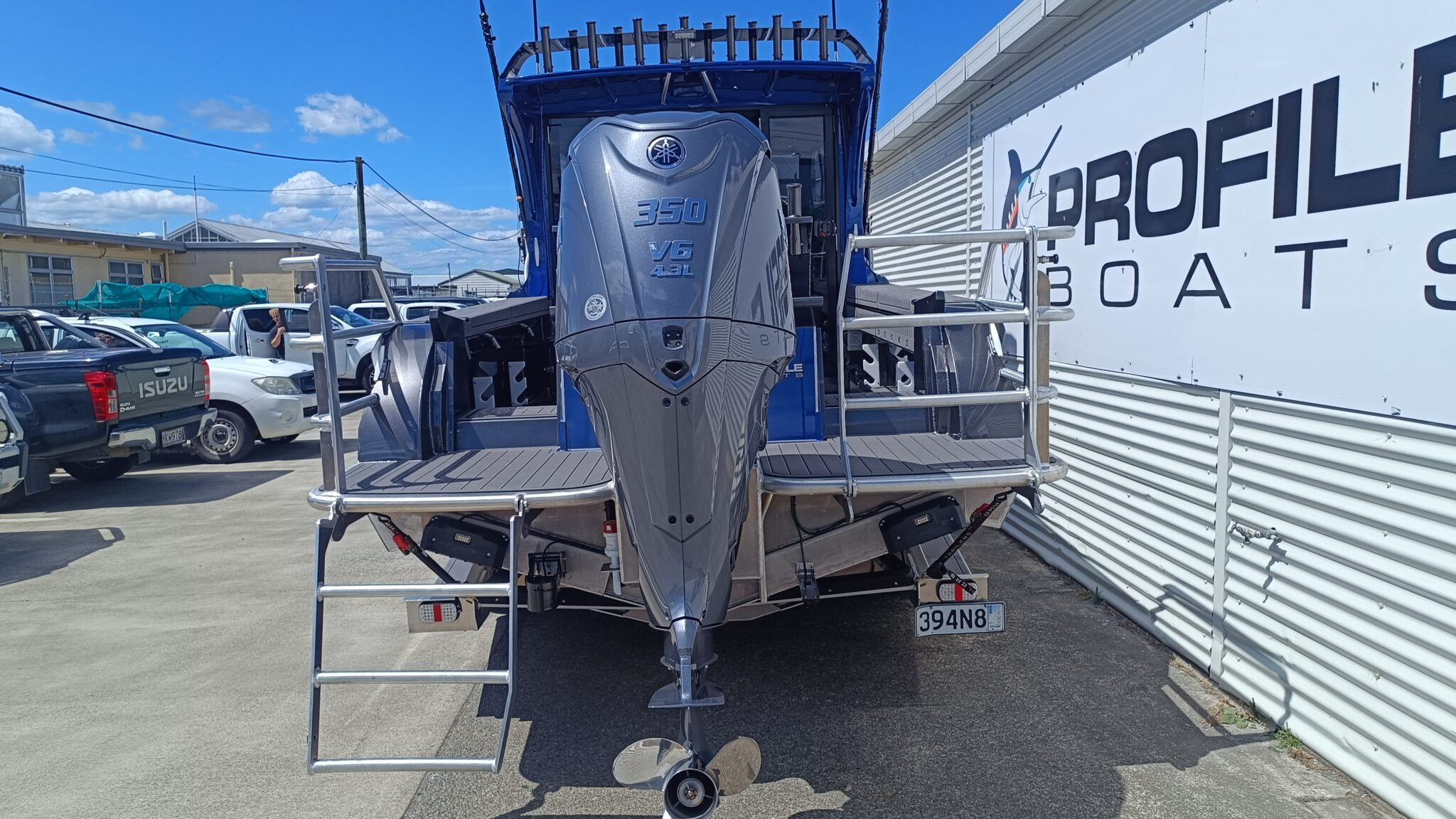 Profile Boats 785H Platinum Yam F350 Helm Master EX