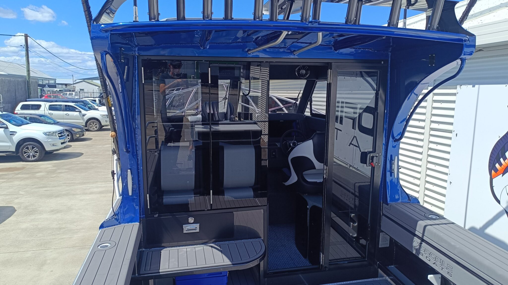 Profile Boats 785H Platinum Yam F350 Helm Master EX