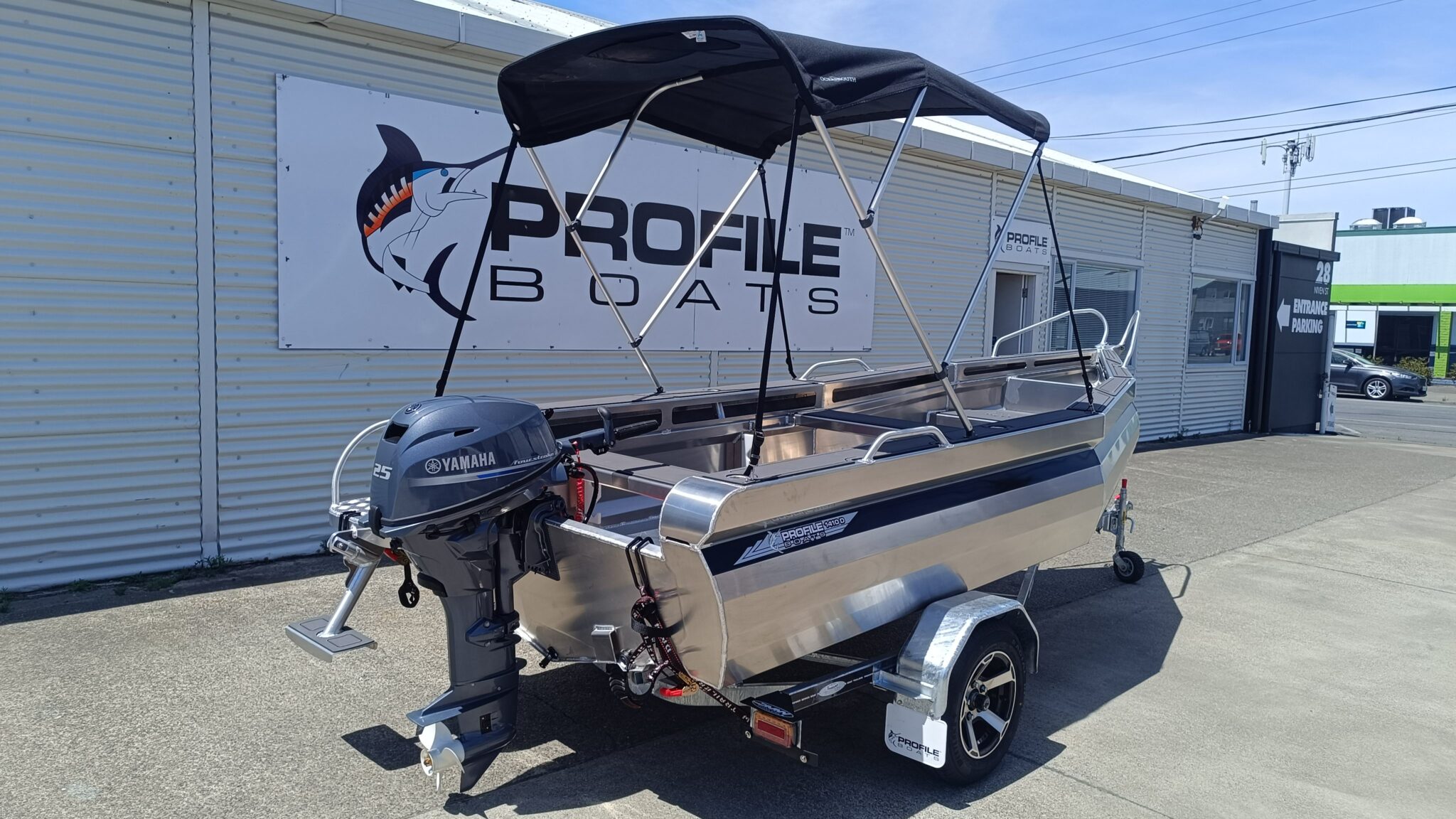 Profile Boats 1410D Dive Yam F25