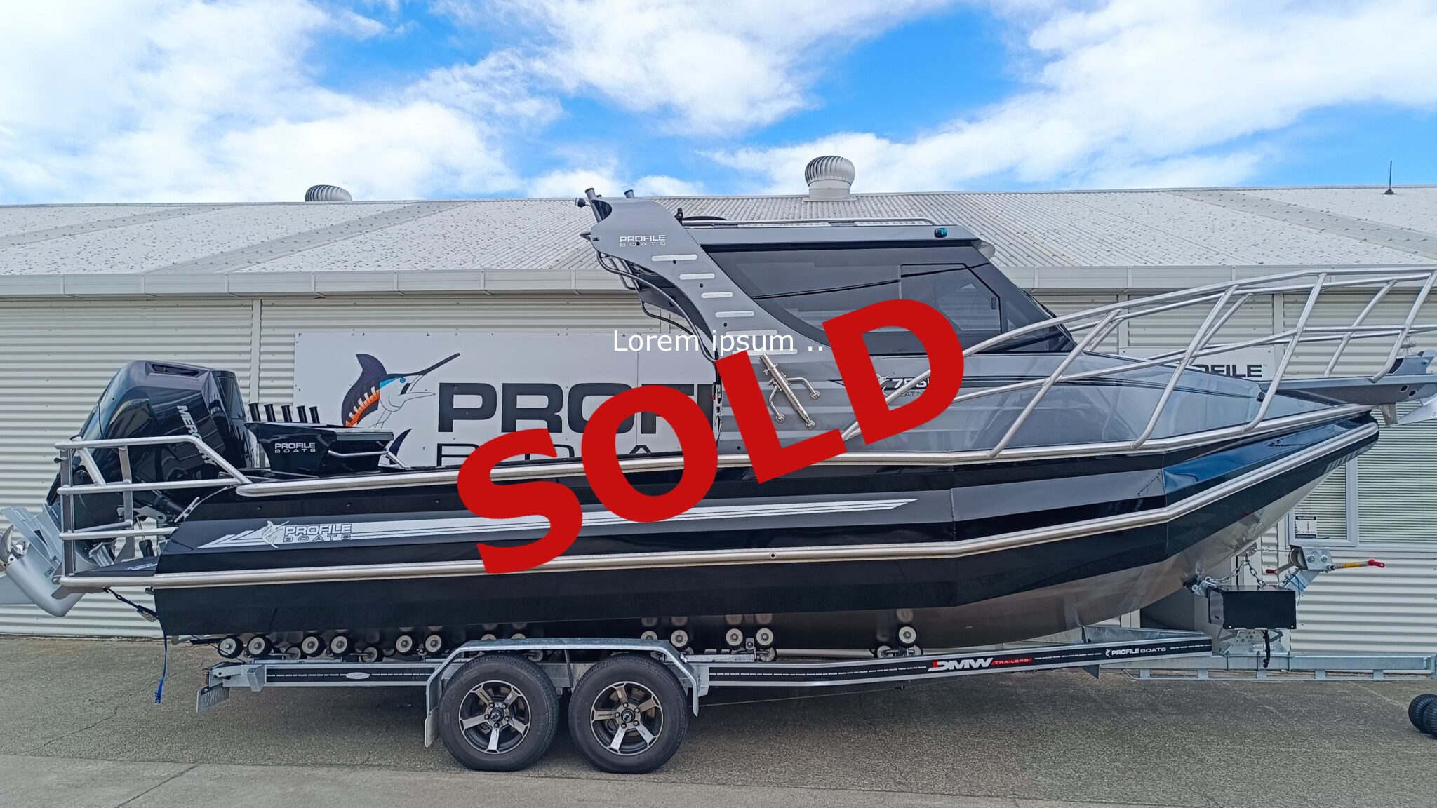 Profile Boats 785H Platinum Mercury 425 V10
