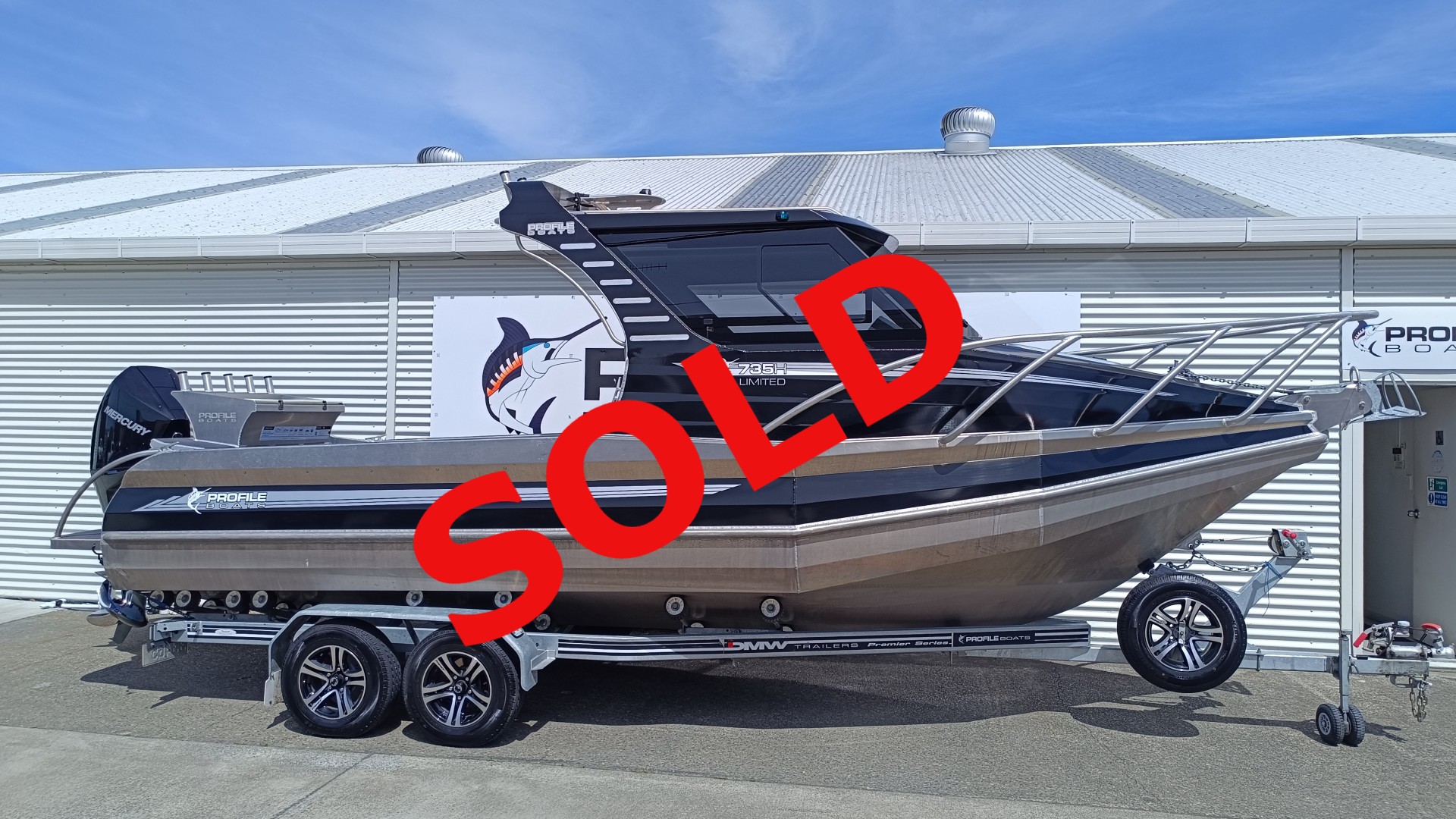 Profile Boats 735H Limited (2022) Mercury 250 V8
